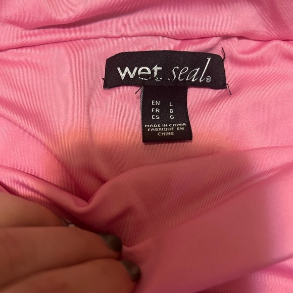 Bubblegum Pink Ruched Bodycon Skirt - Picture 2 of 8